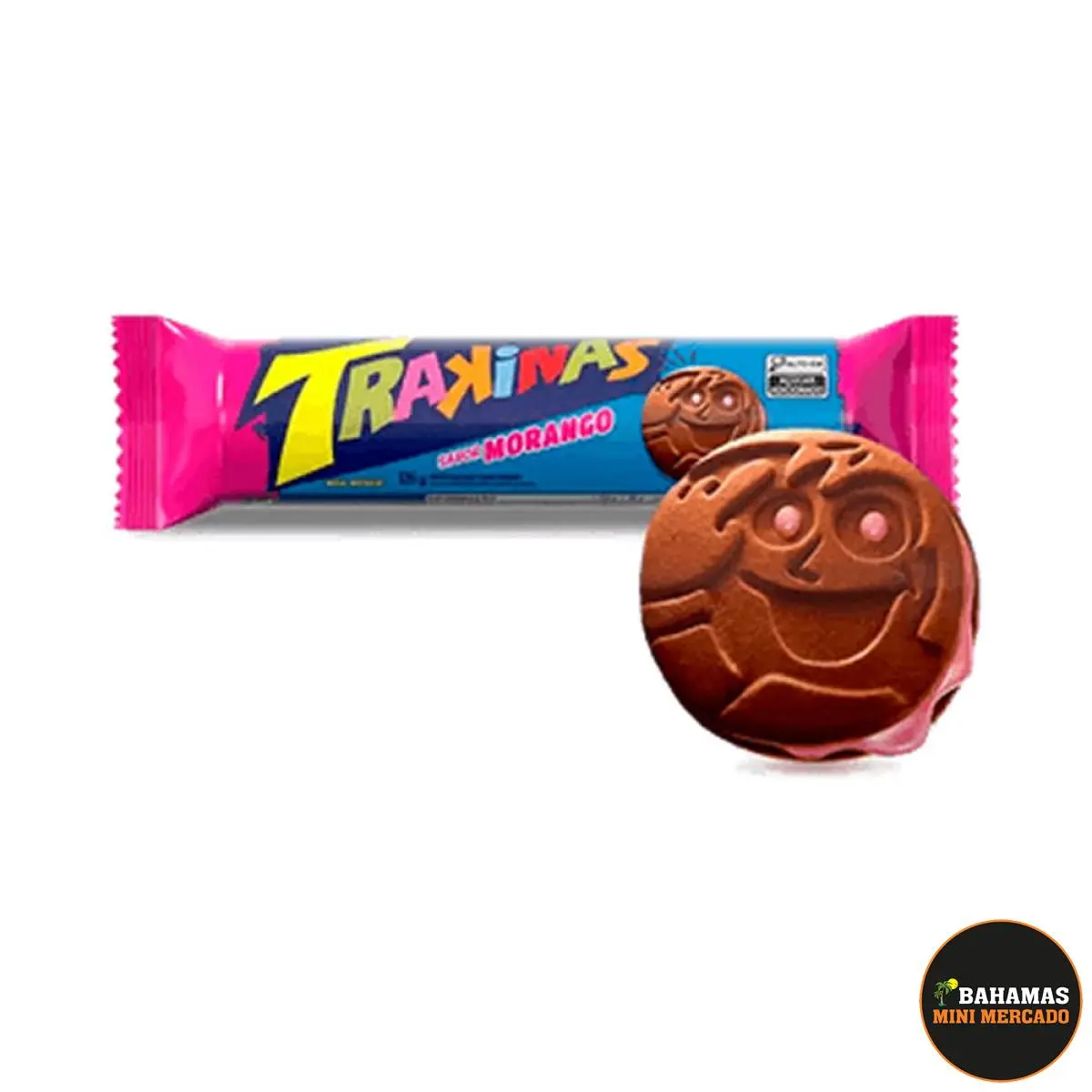 BISCOITO TRAKINAS MORANGO 126G